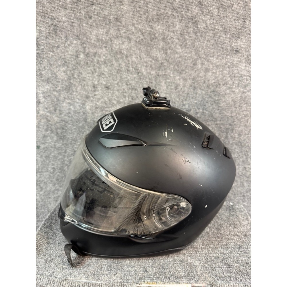 Shoei RF-1100 Full Face Motorcycle Helmet Matte Black DOT GoPro Mount Bag L
